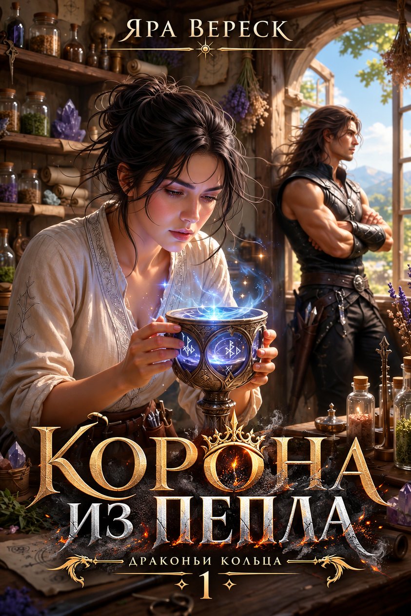 Обложка книги «Корона из пепла» — Яра Вереск